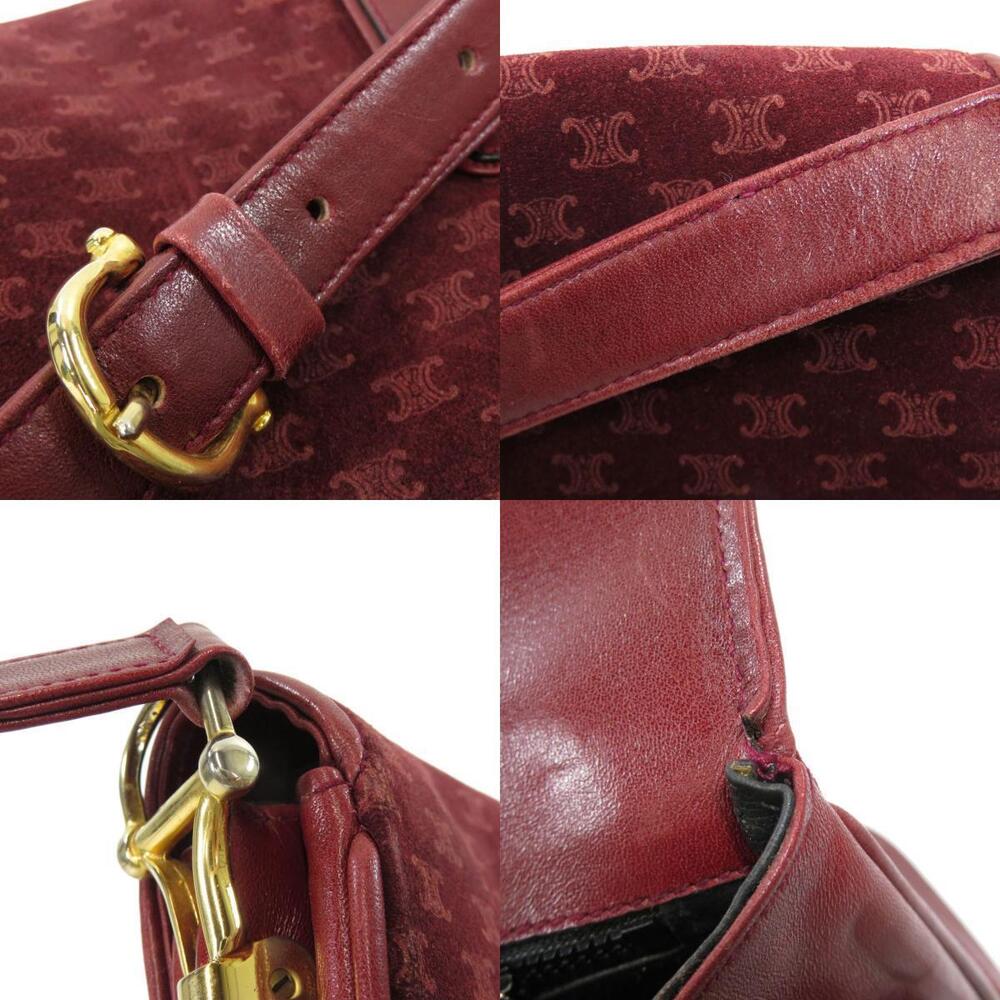 Celine Macadam shoulder bag suede leather - Picture 9 of 11